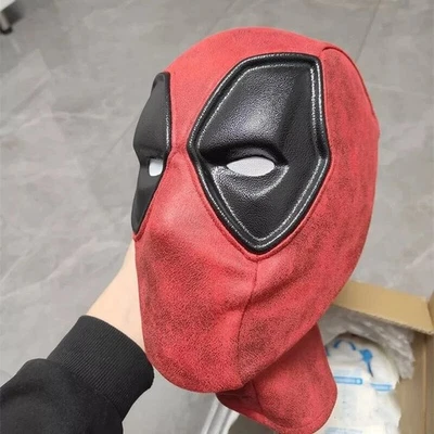 Máscara Deadpool de Alta Calidad Cosplay Wade Wilson Máscara Facial Completa Casco Halloween Foto 1 de 4
