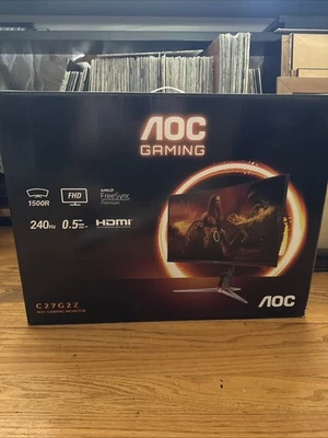 AOC C27G2Z 27" Curved Frameless Ultra-Fast Gaming Monitor - Image 1 of 4