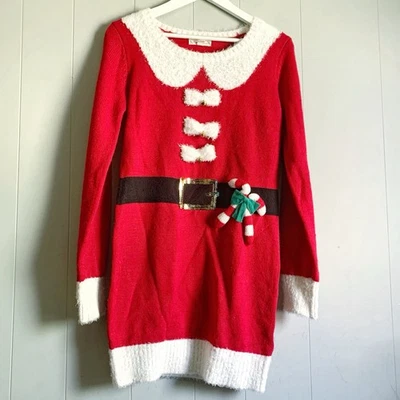 It's Our Time Mrs. Santa Claus Navidad Feo Suéter Vestido Vacaciones Navidad M Foto 1 de 4