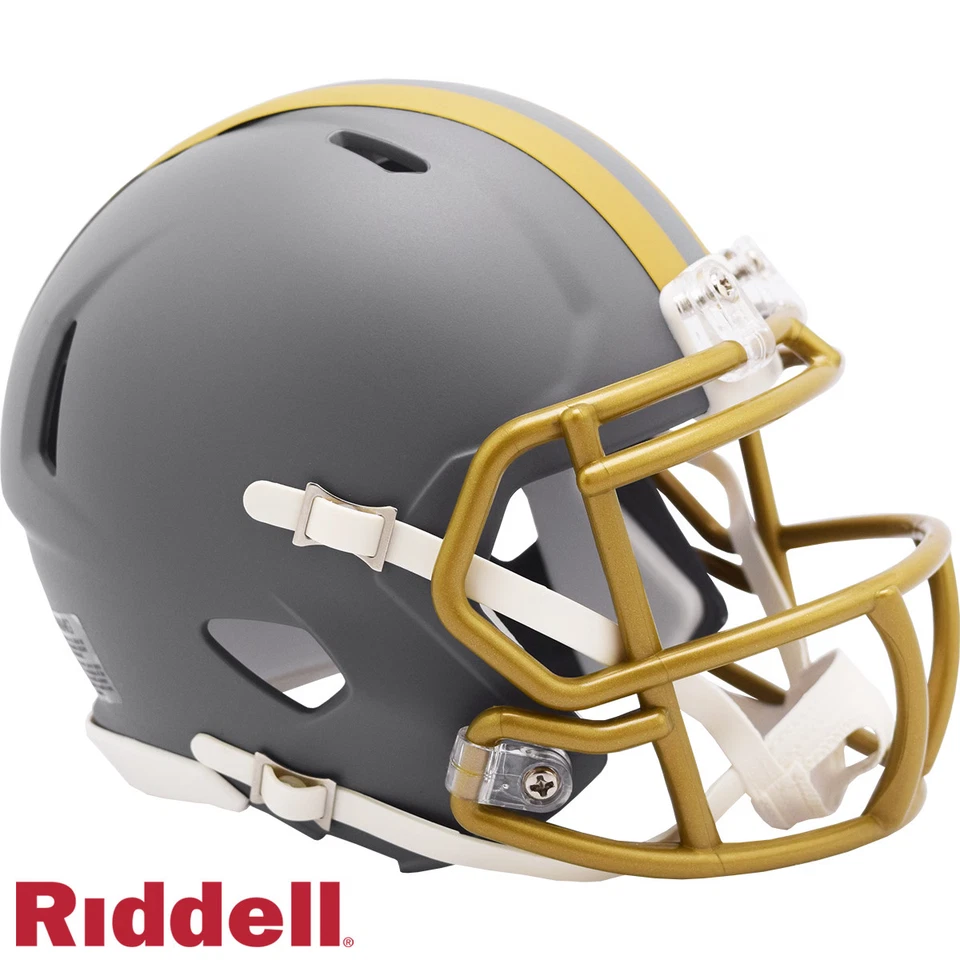 Cleveland Browns Helmet Riddell Replica Mini Speed Style Slate Alternate