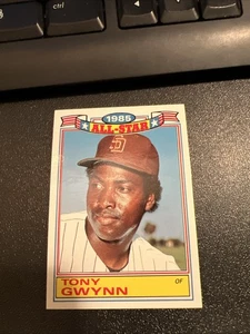 1986 Topps Baseball 1985 All Star Commemorative # 17 Tony Gwynn - Picture 1 of 4