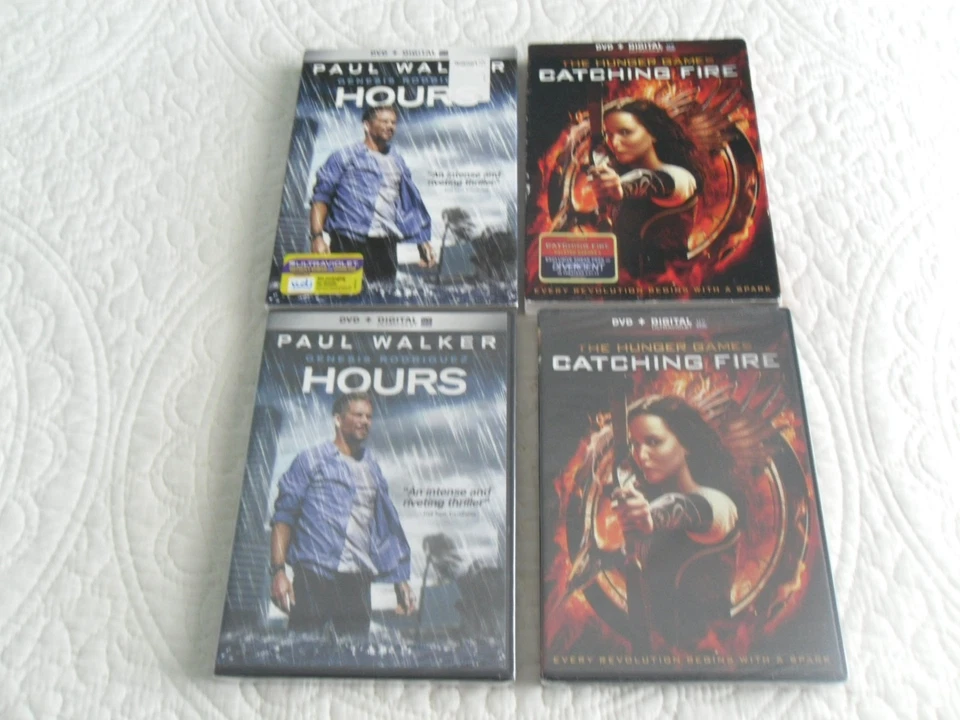 HUNGER GAMES (CATCHING FIRE) & HOURS (GENESIS RODRIGUEZ)  NEW DVDS IN SLIPCASE - Image 1 of 2