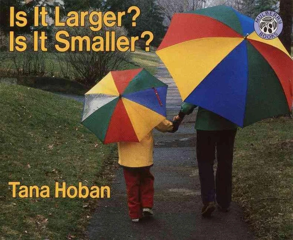 Is It Larger? Is It Smaller? by Tana Hoban (English) Paperback Book — 第 1/1 张图片