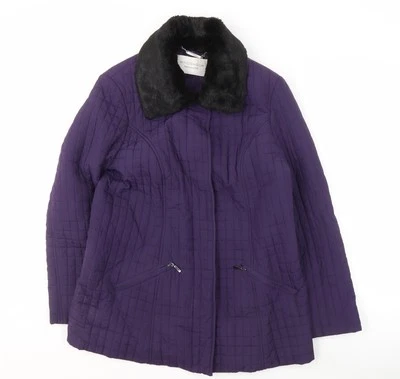 Windsmoor Women's Purple Quilted Jacket S - Image 1 of 4