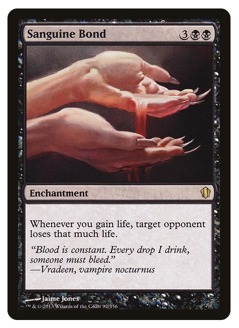MTG - 1 x Sanguine Bond - Rare Enchantment - Commander 2013 (C13) - LP - Image 1 of 1