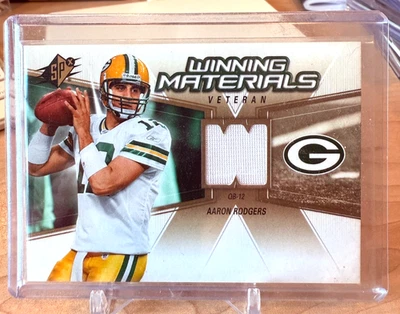 Parche de camiseta SPx 2006 Aaron Rodgers Winning Materials #WMV-AR Green Bay Packers Foto 1 de 4