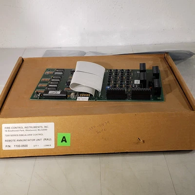 FCI RAU 1120-0479 Rev C 7200 Alarm Control Board Fire Control Instruments - Image 1 of 4
