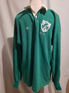 Vintage 90s Ireland Canterbury Rugby Jersey  Size Large  - Bild 1 von 4