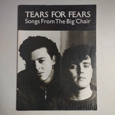 "Tears For Fears - ""Songs From The Big Chair"" оригинальный песенник 1985 г. с листом.018" - Изображение 1 из 4
