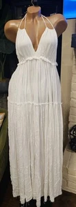 Pink Lily Daybreak Skyline Halter Maxi Dress XS - Picture 1 of 6