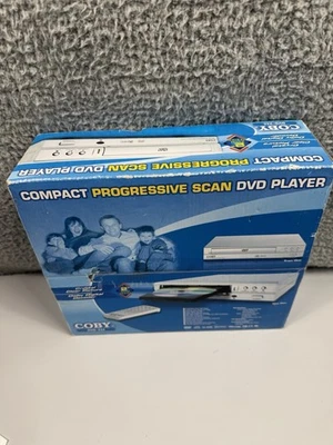Reproductor de DVD compacto de escaneo progresivo Coby DVD-224 con control remoto de función completa sellado Foto 1 de 4