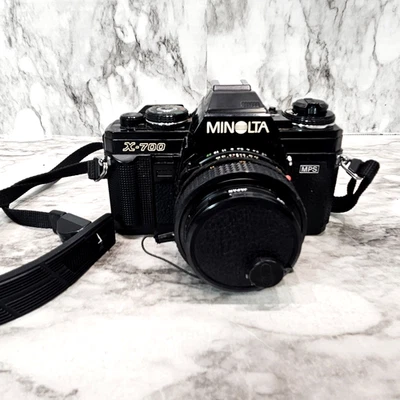 Minolta X-700 35mm SLR Film Camera & MD 50mm 1.7 Lens Clean Working Nice Japan - Image 1 of 4