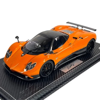 Modellino Auto Almost Real x BBR Models 1/18 Pagani Zonda F Arancio St. Trope... - Immagine 1 di 4