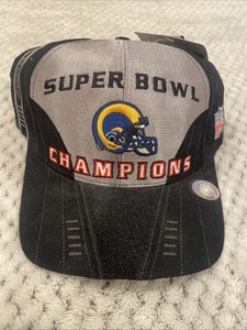 Vintage NFL Super Bowl Champions 2000 St. Louis Rams Hat Cap Logo Athletic Nwt! - Picture 1 of 10