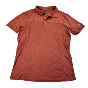 Camisa Polo KUHL Engineered Para Hombre Talla Grande Rojo Ladrillo Manga Corta Perforada - Imagen 1 de 19
