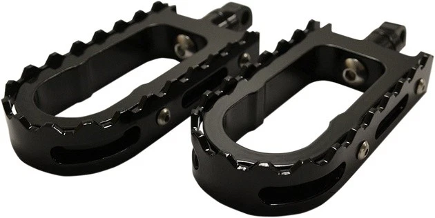LA Choppers BMX Style Footpegs Black #LA-7205-01B Harley Davidson Foto 1 de 1