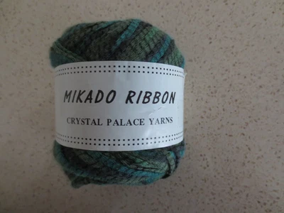 Crystal Palace Mikado лента пряжи цвет 7300B зеленый - хлопковая смесь 50 г / 112 ярдов - Изображение 1 из 2