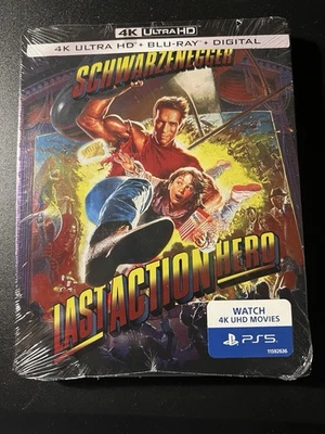 Last Action Hero 4K Steelbook (4K UHD, Blu-ray, Digital) Brand New Loose Disc - Image 1 of 4