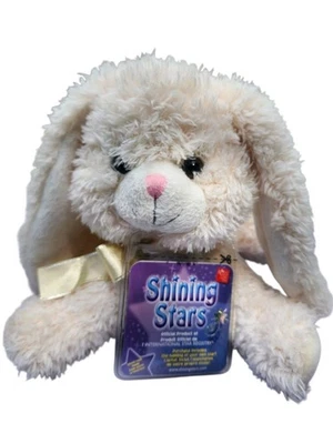 Russ Shining Stars 2006 Bunny Rabbit peluche sellado nombre de estrellas código secreto regalo Foto 1 de 4