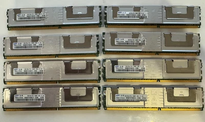16Gb Samsung / Dell M395T5750EZ4 8 x 2Gb 2Rx4 PC2-5300F DDR2-667MHz - Image 1 of 4