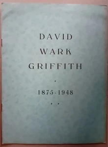 MEMORIAL PROGRAMME DW GRIFFITH 1948 - Picture 1 of 2