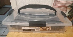 Contenedor de almacenamiento de alimentos Mainstays para pasteles y cupcakes con bandeja para magdalenas/cupcakes - Imagen 1 de 11