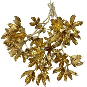Gold bouquet / Preserved Hibiscus seed pods / homegrown & handmade dried Flowers - Picture 1 of 7