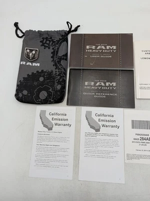 2019 DODGE RAM 2500 / 3500 Owners Manual USER GUIDE BOOK SET & CASE - Image 1 of 4