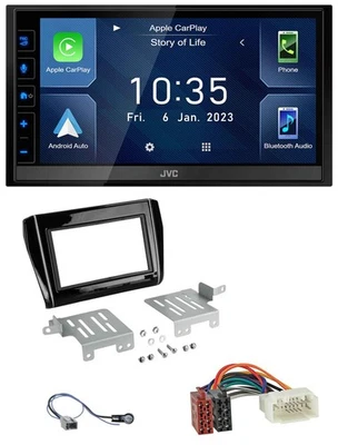 JVC DAB Bluetooth MP3 USB 2DIN Autoradio für Suzuki Swift ab 17 schwarz glänzend - Bild 1 von 4