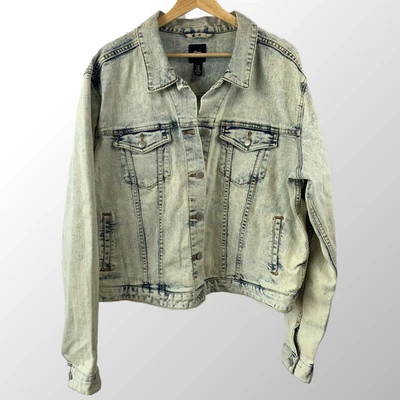 Chaqueta de camionero vaquera Gap para mujer talla XXL lavado ácido clásica icónica Foto 1 de 4