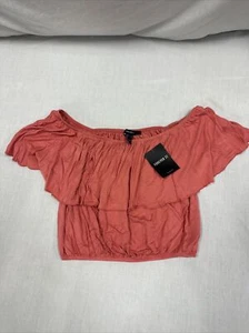 Forever 21 Rose Women’s Knit Top Sz S - Picture 1 of 10