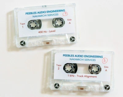 PEEBLES 🎯 Calibration & Alignment Tape Set for NAKAMICHI – Last Type II Batch! 🎯