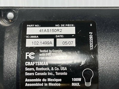 Sears Craftsman 41AS150R2 Circuit Logic Board End Panel Purple Learn BOARDS ONLY - Image 1 of 4