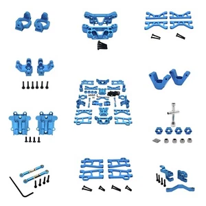 Aluminum metal CNC Upgrade Parts DIY Blue For 1/16 GR UD M16 Rc Off-road car - Picture 1 of 22