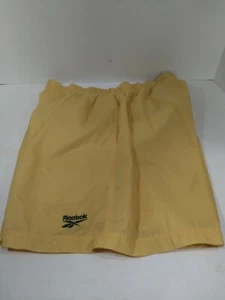 Men's Vintage Reebok Yellow Swimming Shorts Size M... - Picture 1 of 6