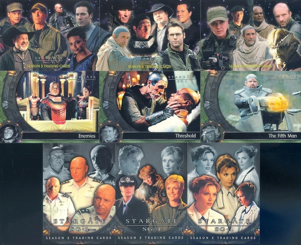 Stargate SG-1 Season 5 2002 Rittenhouse Archives Complete Base Card Set of 72 TV - Image 1 of 1