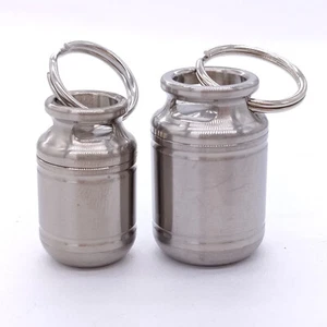 Solid TC4 Titanium Alloy Outdoor EDC Multi Tools Waterproof Medicine Pill Box - Bild 1 von 14