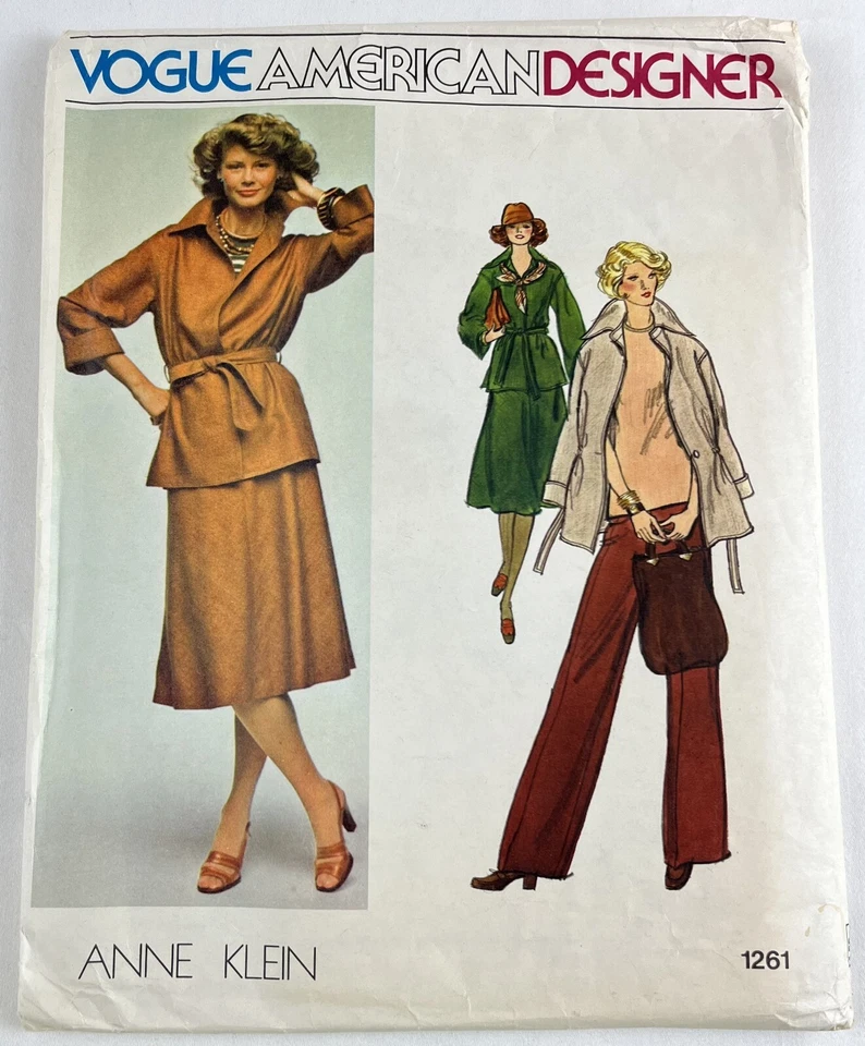 Vogue 1261 Misses Maternity Jacket Dress Top Pants & Skirt Sizes 12- 16 Uncut