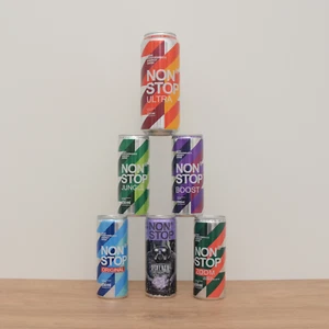 Stalker 2 Non Stop Energy Drink Set 6 Dosen Alle Sorten Selten Limited Edition - Picture 1 of 20