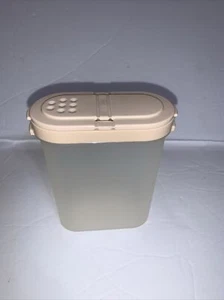 Vintage Tupperware 1846-24 Modular Mates Gewürzstreuer Behälter rosa Deckel ERSATZ - Bild 1 von 13