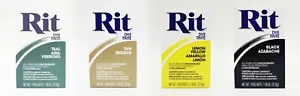 RIT Pulverfarbstoff, Allzweck konzentrierter Stofffarbstoff - mehrere Farben, KOSTENLOSER VERSAND - Bild 1 von 18