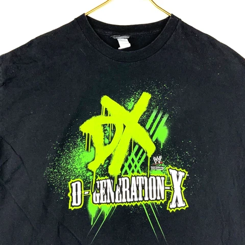 Vintage D-Generation -X Triple H Wwe T-shirt Size XL Black Wrestling Cover