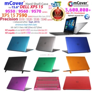 mCover® HARTSCHALENHÜLLE für 15,6 Zoll Dell XPS 15 9550 9560 9570 Precision 5510 5540 - Bild 1 von 5