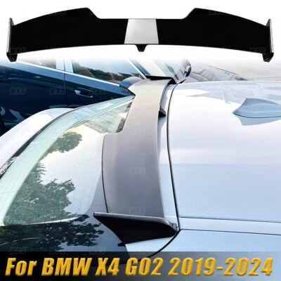 Rear Trunk Roof Spoiler Top Lip Wing Painted Black For BMW X4 G02 2019-2024 - Image 1 of 4