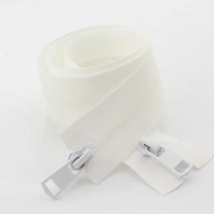5# Two-Way Open-end Waterproof Double Slider Invisible Nylon Zipper Jacket Coats - Picture 1 of 10