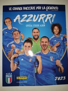 ALBUM VUOTO AZZURRI 2023 OFFICIAL STICKER ALBUM INCLUSE 6 FIGURINE - Foto 1 di 1