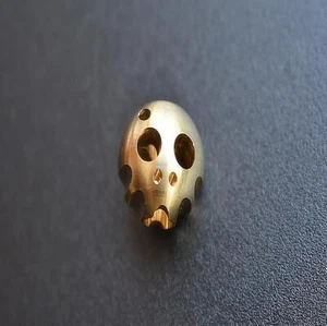 1PC Brass Skull Umbrella Rope Knife Pendant EDC Bead Keychain DIY Accessories - Picture 1 of 12