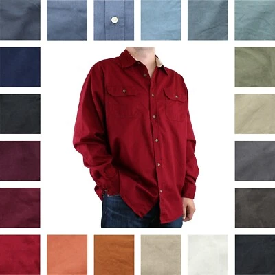 Wrangler Premium Men's Shirt Casual Long Sleeve Button Down 2 Pocket - Image 1 of 4