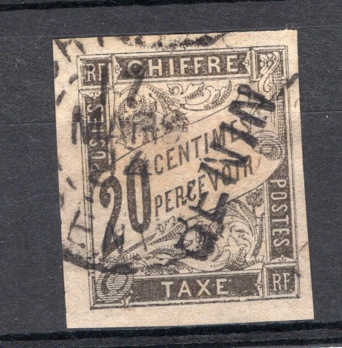 FRANCE BENIN, YV # TAXE 3, USED, VF - Image 1 of 1