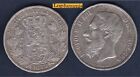 Belgique - 5 Francs 1872 Leopold II TB TTB - Belgium Argent Silver